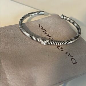 David Yurman X Classic Cable Station Bracelet